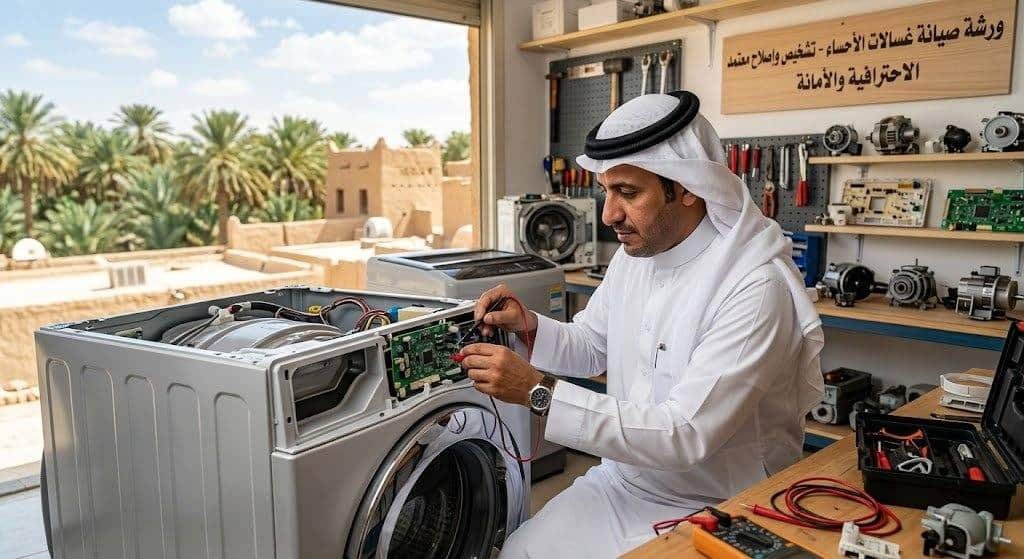 تشخيص واصلاح غسالات الاحساء