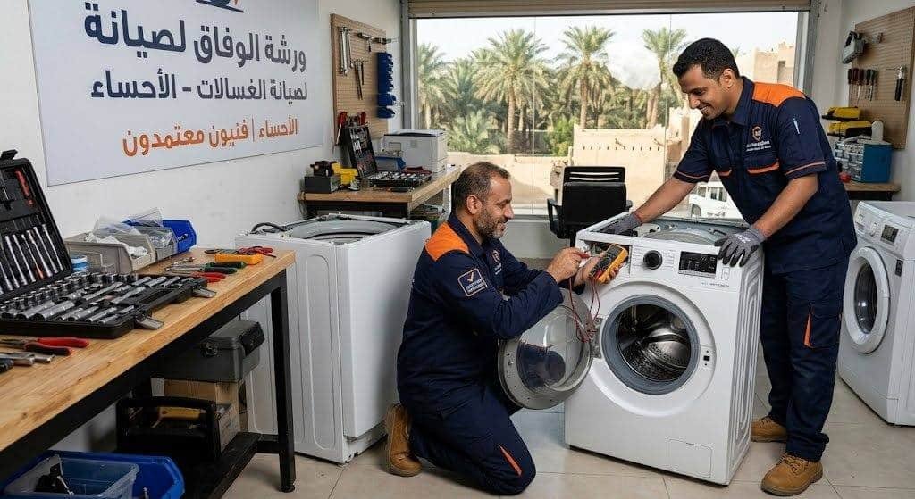 فنيو غسالات معتمدون الأحساء