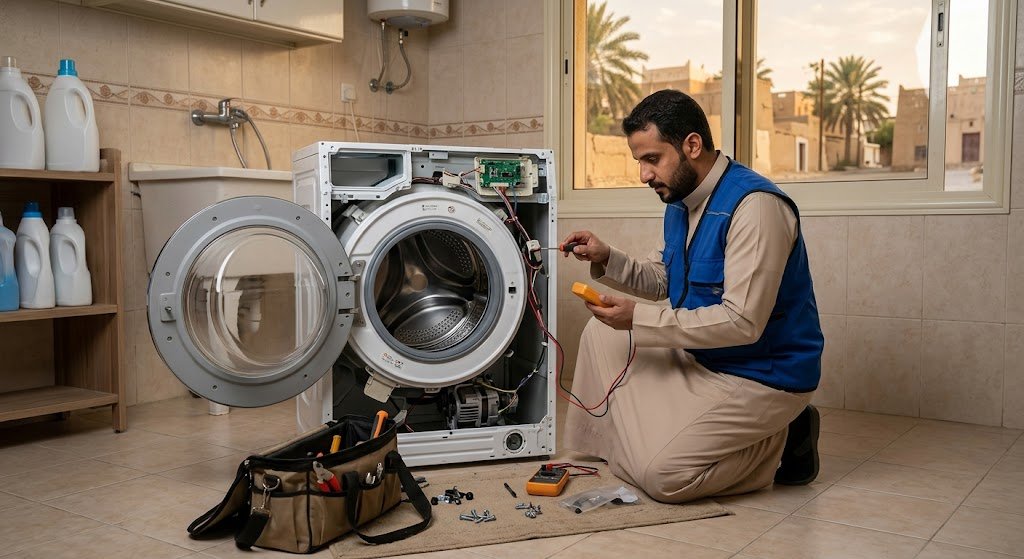 صيانة غسالات موثوقة الأحساء بقطع غيار أصلية وفنيين معتمدين لضمان أفضل أداء