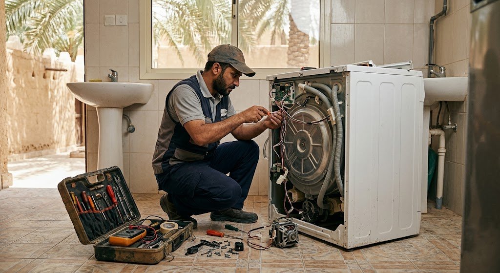 صيانة غسالات بالقرب مني الأحساء لإصلاح الأعطال الفورية بالمنزل بأيدي فنيين محترفين وأعلى جودة